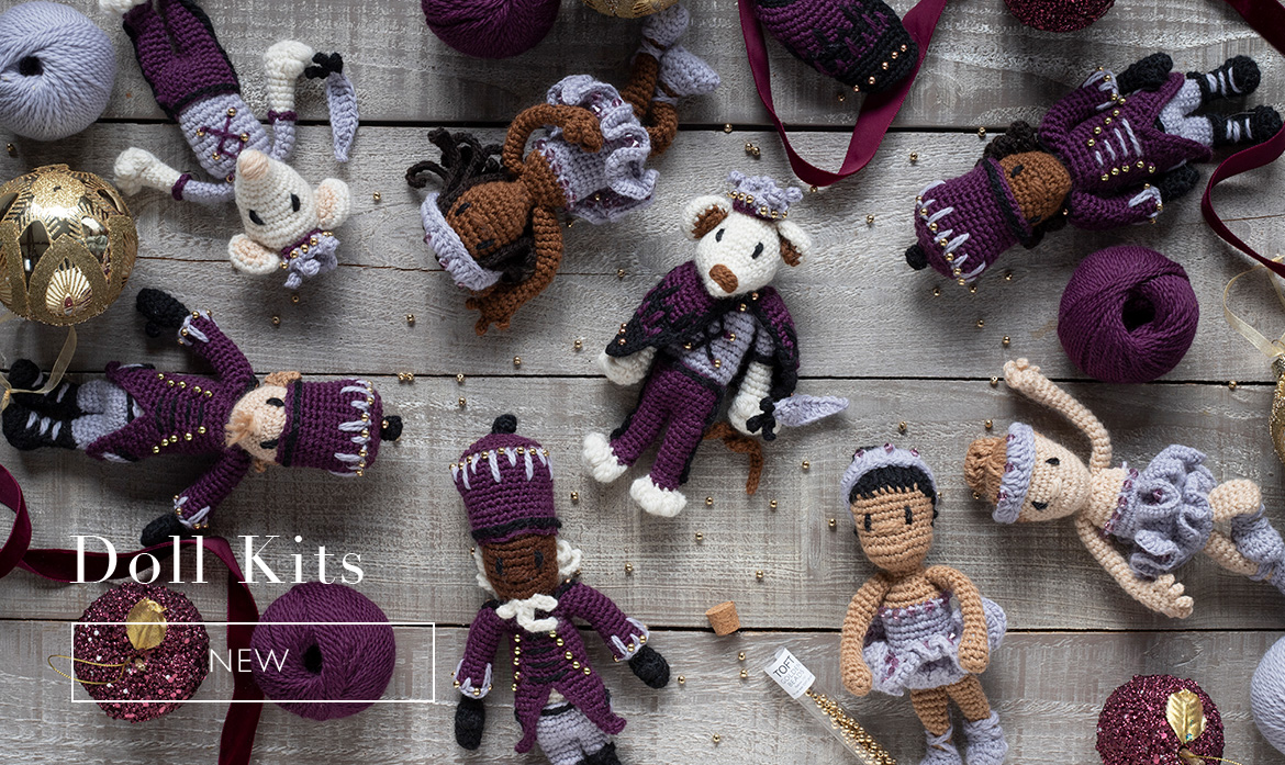 Doll kits beaded nutcracker story ballerina mouse king toft